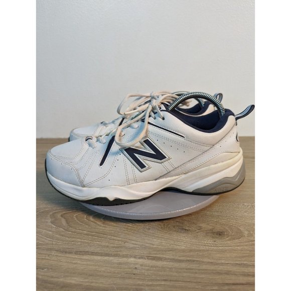 New Balance 619v2 White Navy Walking Shoes MX619WN2 Mens Size 9 4E Dad Shoe - Picture 7 of 11
